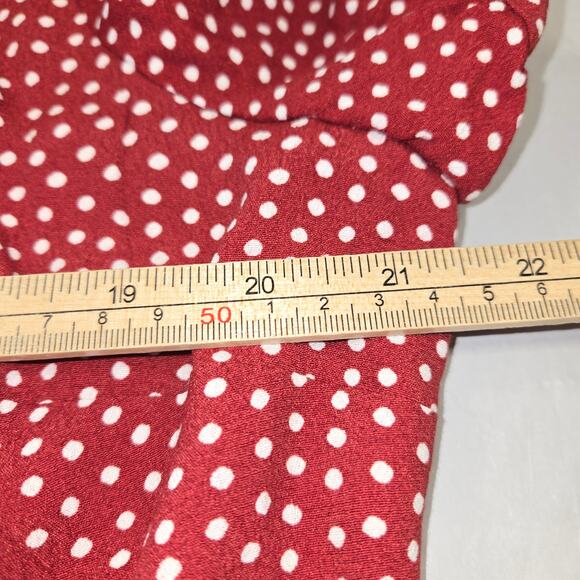 Loft Womens Size 16 Romper Flowy Wrap Tie Polka Dot Shorts Beach Vacation - Picture 14 of 16